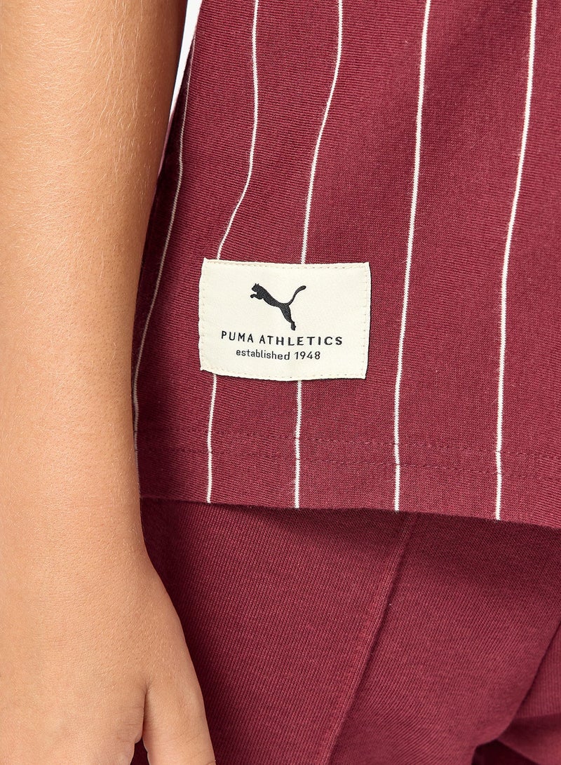 PUMA Kids Classic Striped T-Shirt - Image 3